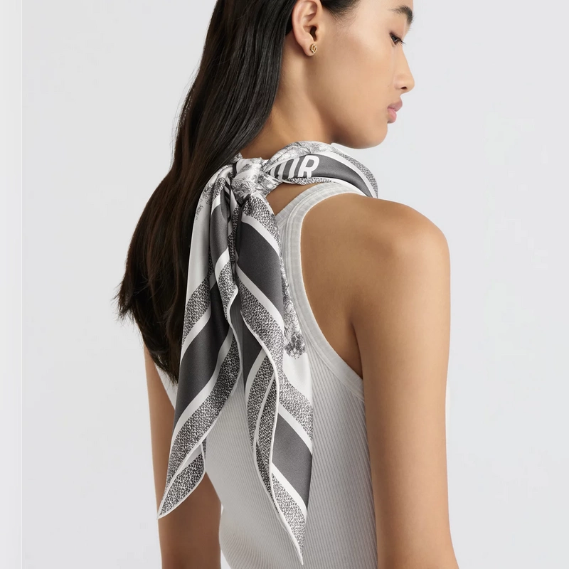 SDO2511 18姆米雙面 90x90cm斜紋真絲 迪奧 Sauvage