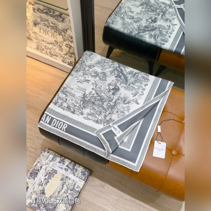 SDO2511 18姆米雙面 90x90cm斜紋真絲 迪奧 Sauvage