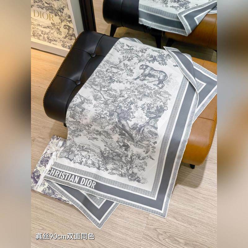 SDO2511 18姆米雙面 90x90cm斜紋真絲 迪奧 Sauvage