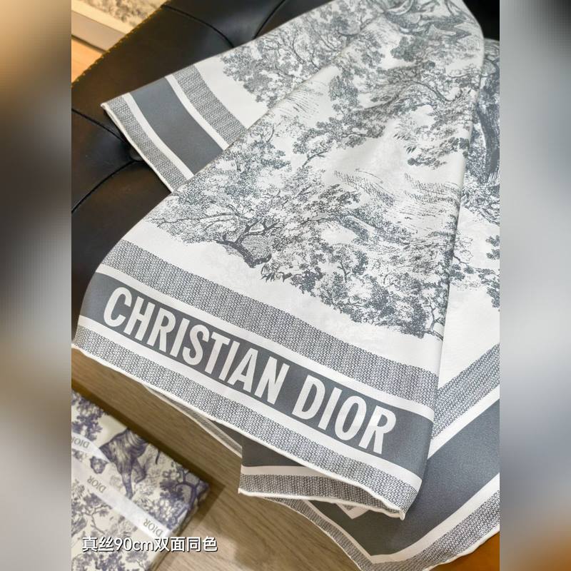 SDO2511 18姆米雙面 90x90cm斜紋真絲 迪奧 Sauvage