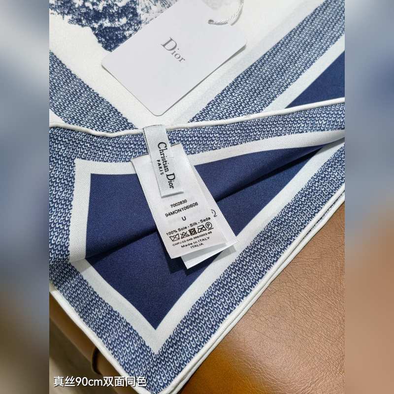 SDO2511 18姆米雙面 90x90cm斜紋真絲 迪奧 Sauvage