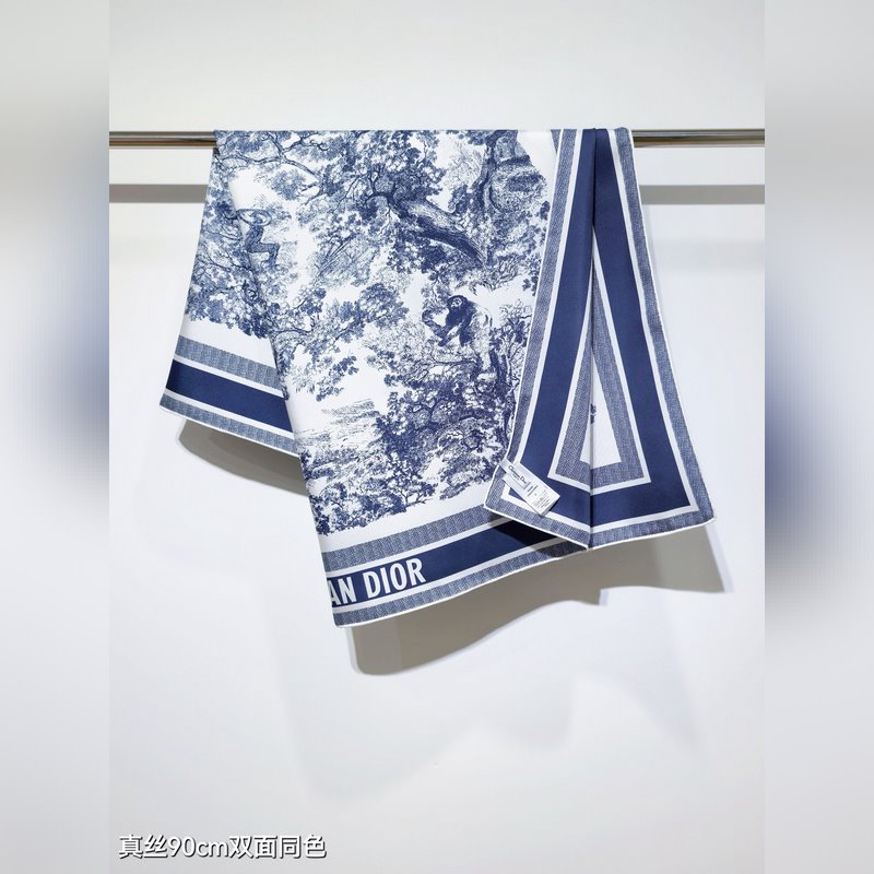 SDO2511 18姆米雙面 90x90cm斜紋真絲 迪奧 Sauvage