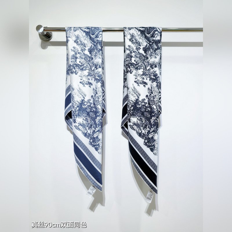 SDO2511 18姆米雙面 90x90cm斜紋真絲 迪奧 Sauvage