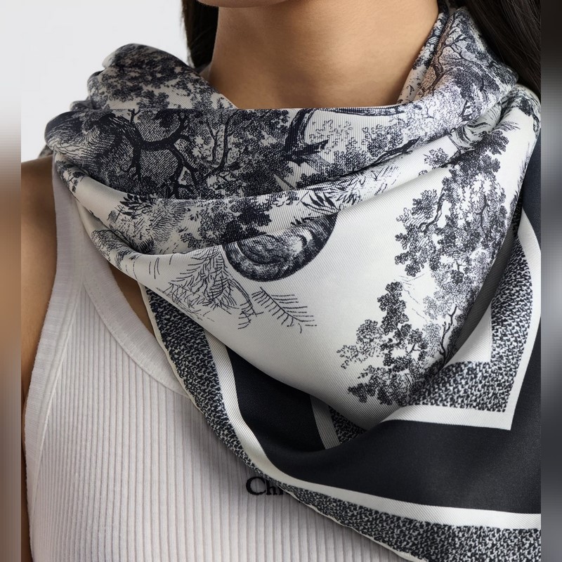 SDO2511 18姆米雙面 90x90cm斜紋真絲 迪奧 Sauvage