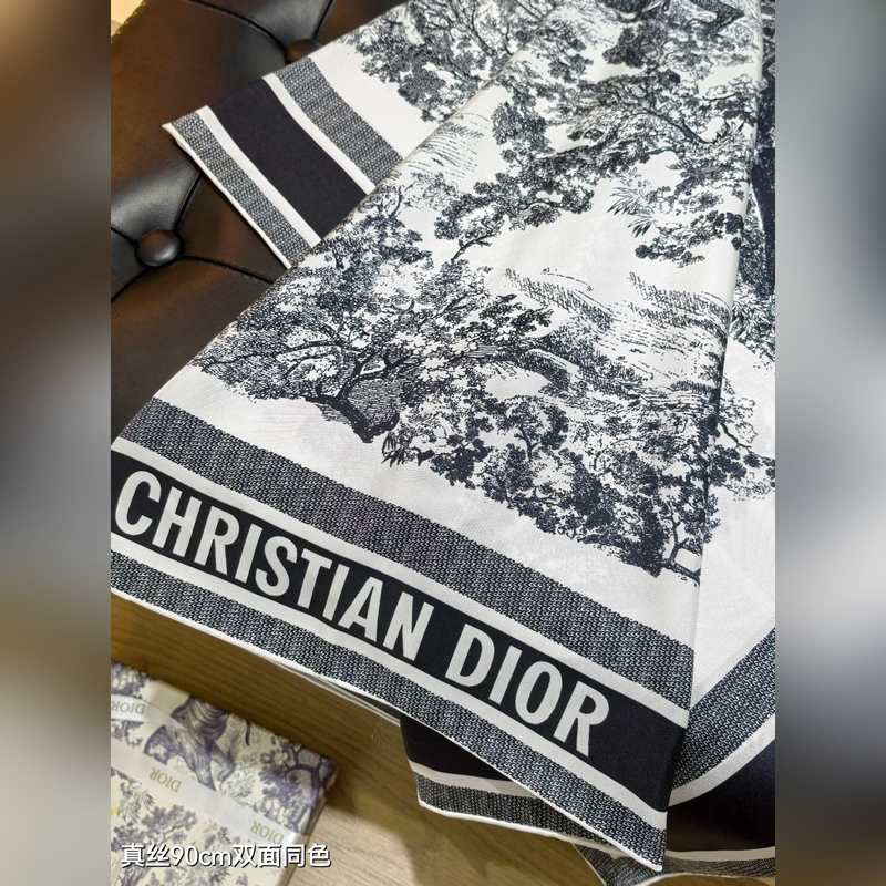 SDO2511 18姆米雙面 90x90cm斜紋真絲 迪奧 Sauvage