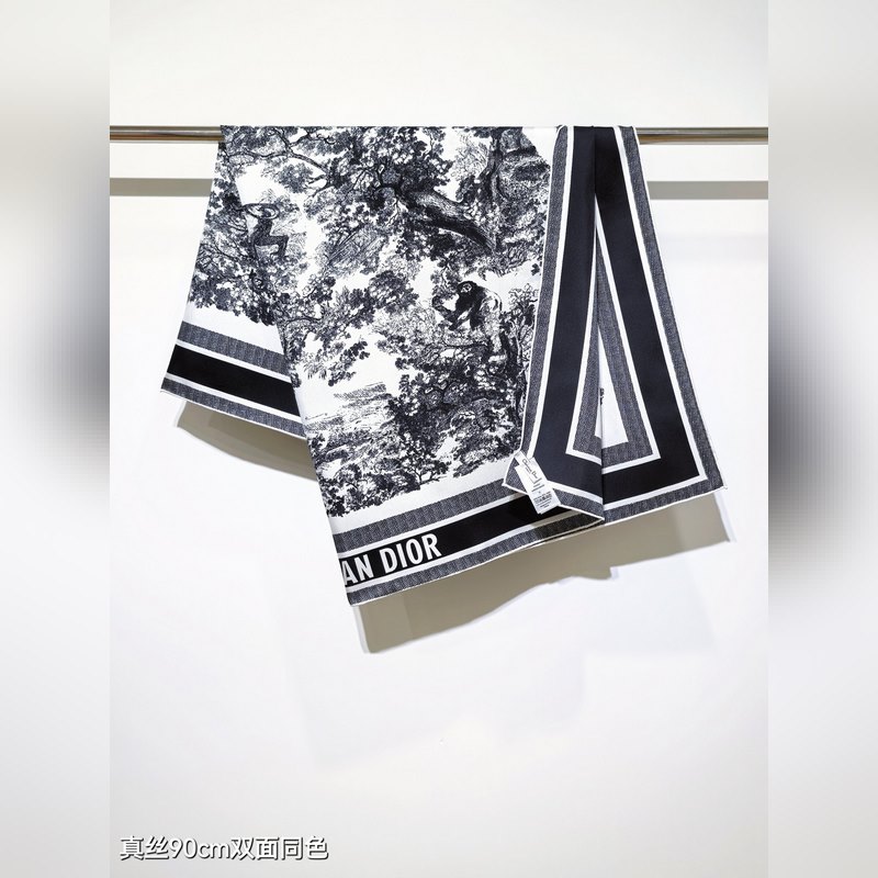 SDO2511 18姆米雙面 90x90cm斜紋真絲 迪奧 Sauvage