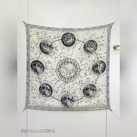 RDO2545 雙面同色 140x140cm 70%羊絨30%真絲 迪奧