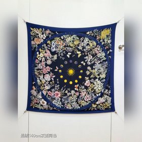 RDO2545 雙面同色 140x140cm 70%羊絨30%真絲 迪奧