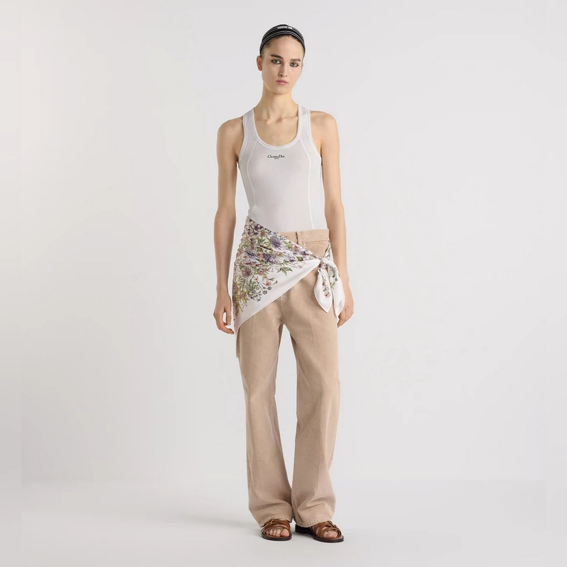 SDO2529 18姆米雙面 90x90cm斜紋真絲 迪奧