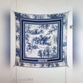 RDO2537 雙面同色 140x140cm 70%羊絨30%真絲 迪奧