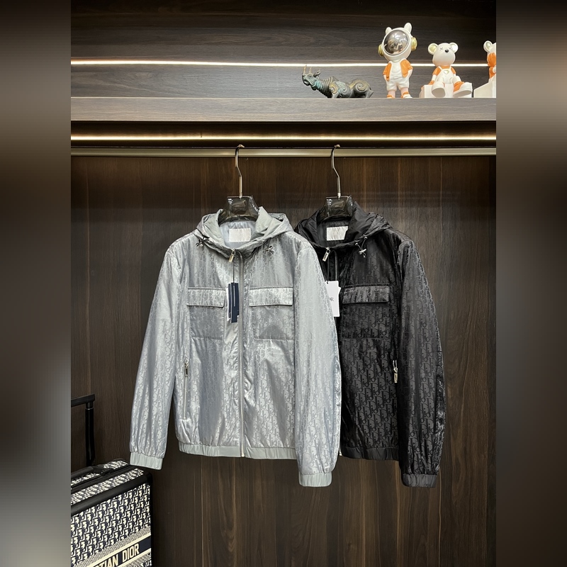 Dior 2026ss早秋新款發布 迪奧連帽夾克外套，秋季爆款夾薄棉夾克，字母l