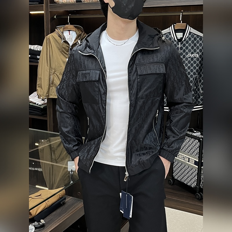 Dior 2026ss早秋新款發布 迪奧連帽夾克外套，秋季爆款夾薄棉夾克，字母l