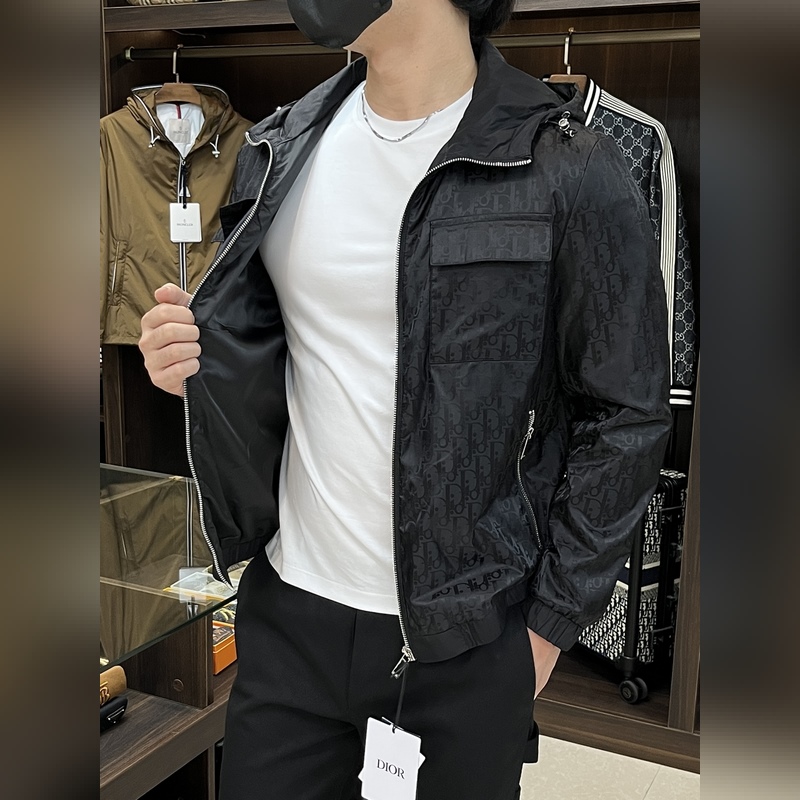 Dior 2026ss早秋新款發布 迪奧連帽夾克外套，秋季爆款夾薄棉夾克，字母l