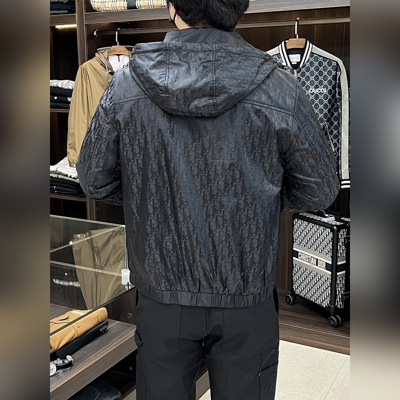 Dior 2026ss早秋新款發布 迪奧連帽夾克外套，秋季爆款夾薄棉夾克，字母l