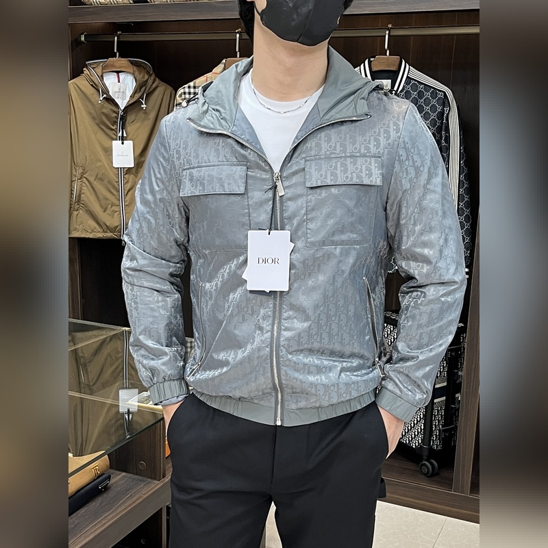 Dior 2026ss早秋新款發布 迪奧連帽夾克外套，秋季爆款夾薄棉夾克，字母l