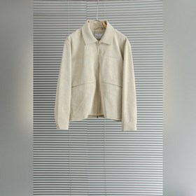 DDior迪奧 2026FW新品進(jìn)口仿麂皮絨面料經(jīng)典翻領(lǐng)男士夾克外套#Kent