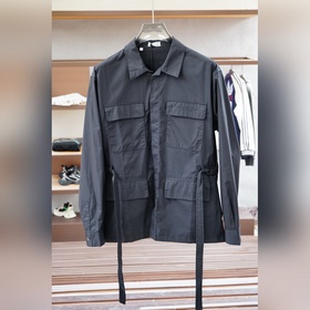 Dior 迪奧，Dr.25FW新款CD字母壓紋圖案麂皮絨夾克，男士高端都市風(fēng)尚翻