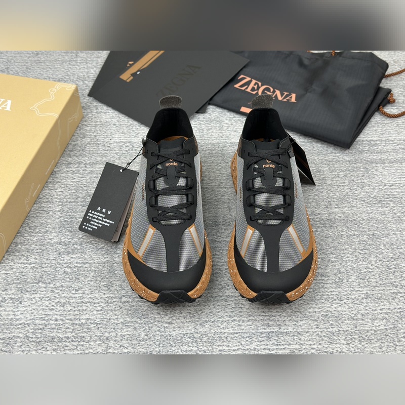 Zzegna傑尼亞新款 聯(lián)名款Xnorda 低幫運(yùn)動(dòng)跑鞋 官網(wǎng)同步發(fā)售 此款輕便