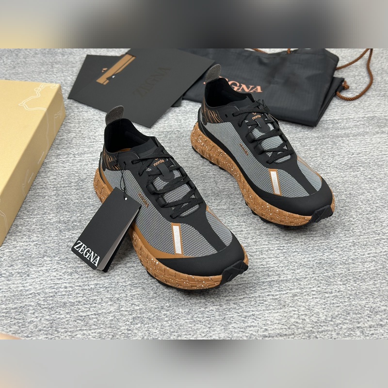 Zzegna傑尼亞新款 聯(lián)名款Xnorda 低幫運(yùn)動(dòng)跑鞋 官網(wǎng)同步發(fā)售 此款輕便