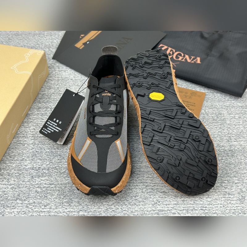 Zzegna傑尼亞新款 聯(lián)名款Xnorda 低幫運(yùn)動(dòng)跑鞋 官網(wǎng)同步發(fā)售 此款輕便