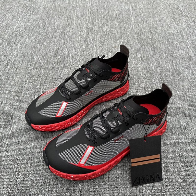 Zzegna 傑尼亞聯名款Xnorda 運動跑鞋 這款運動跑鞋上腳透氣性超好，這