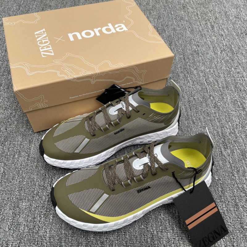 Zzegna 傑尼亞聯名款Xnorda 運動跑鞋 這款運動跑鞋上腳透氣性超好，這