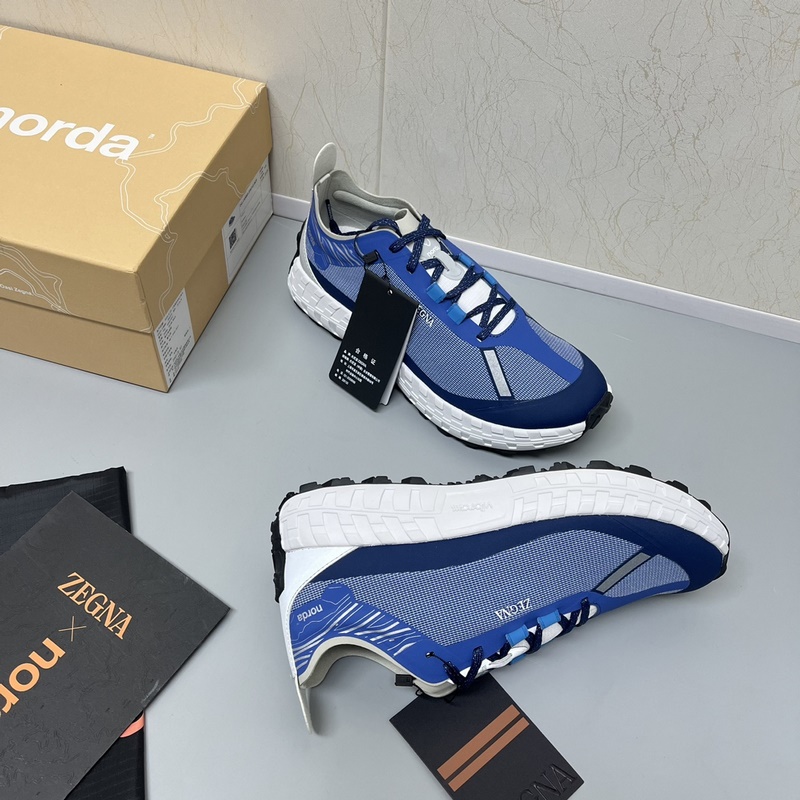 新配色 Zzegna 傑尼亞 新款 聯(lián)名款Xnorda 低幫運動跑鞋 官網(wǎng)同步發(fā)