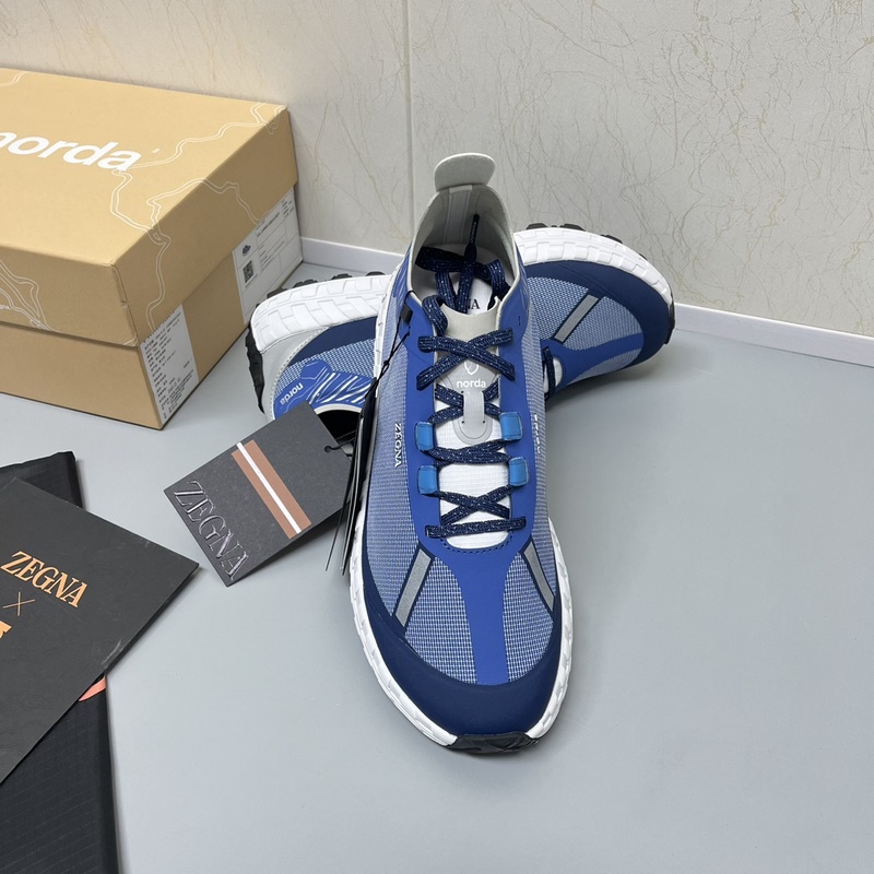 新配色 Zzegna 傑尼亞 新款 聯(lián)名款Xnorda 低幫運動跑鞋 官網(wǎng)同步發(fā)
