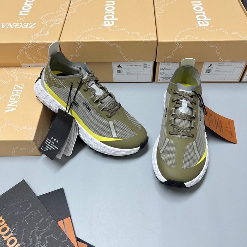 Zzegna 傑尼亞新款 聯名款Xnorda 低幫運動跑鞋 官網同步發售 此款輕