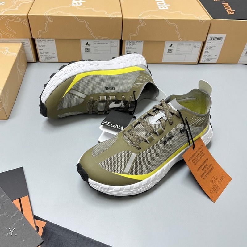 Zzegna 傑尼亞新款 聯名款Xnorda 低幫運動跑鞋 官網同步發售 此款輕