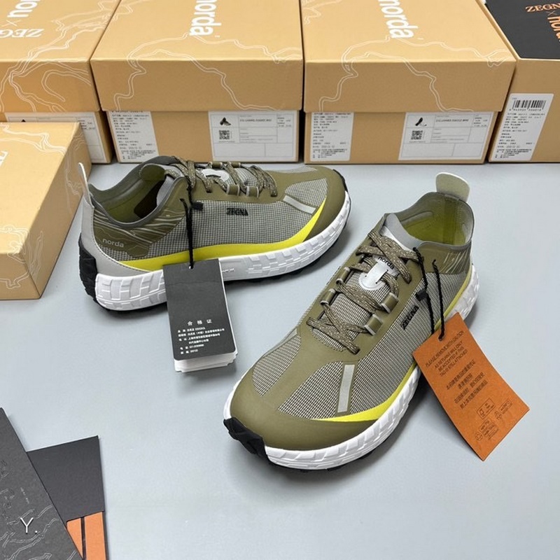 Zzegna 傑尼亞新款 聯名款Xnorda 低幫運動跑鞋 官網同步發售 此款輕