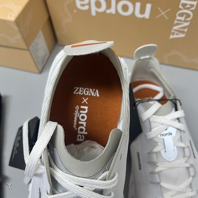 Zzegna 傑尼亞 新款 聯(lián)名款Xnorda 低幫運動跑鞋 官網(wǎng)同步發(fā)售 此款