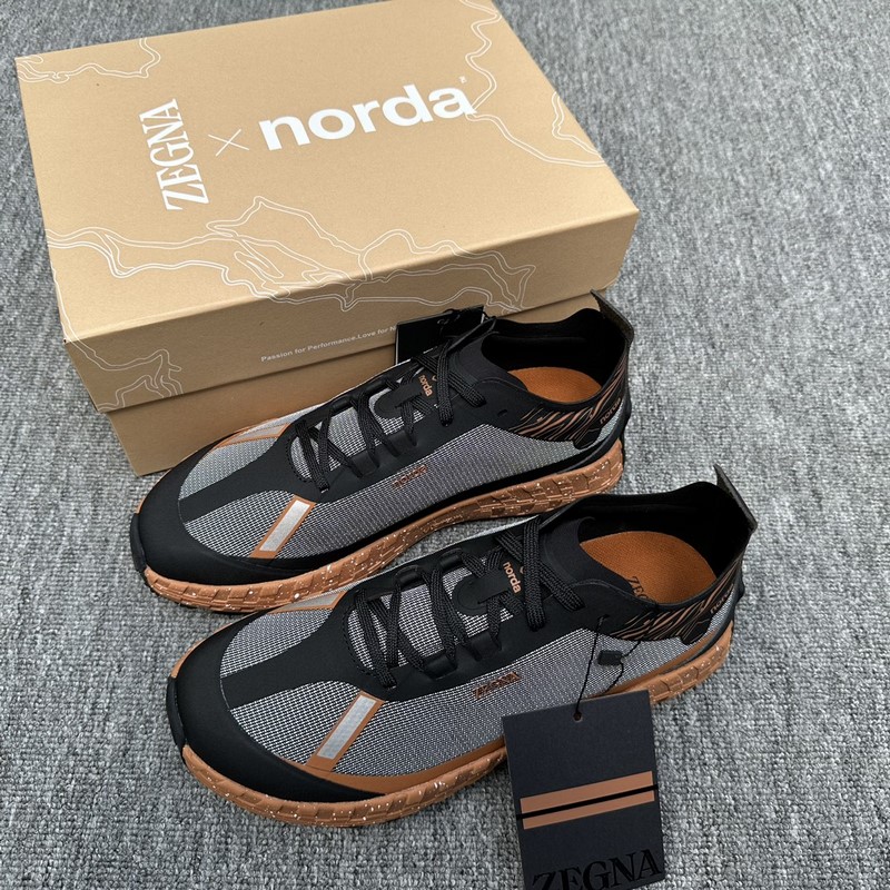 Zzegna 傑尼亞聯名款Xnorda 運動跑鞋 這款運動跑鞋上腳透氣性超好，這