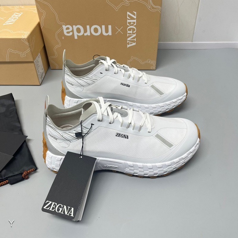 Zzegna傑尼亞新款 聯名款Xnorda 低幫運動跑鞋 官網同步發售 此款輕便