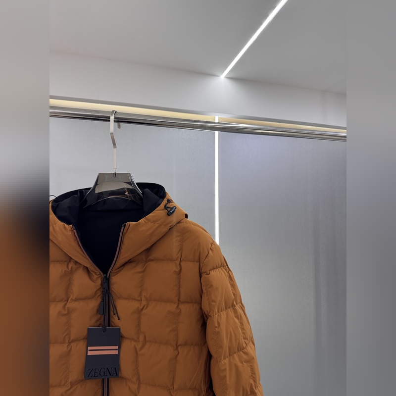 ZZ傑尼亞秋冬新款雙面羽絨服 五金配件全進口原版定制 歡迎專櫃對比 絕對的高品質