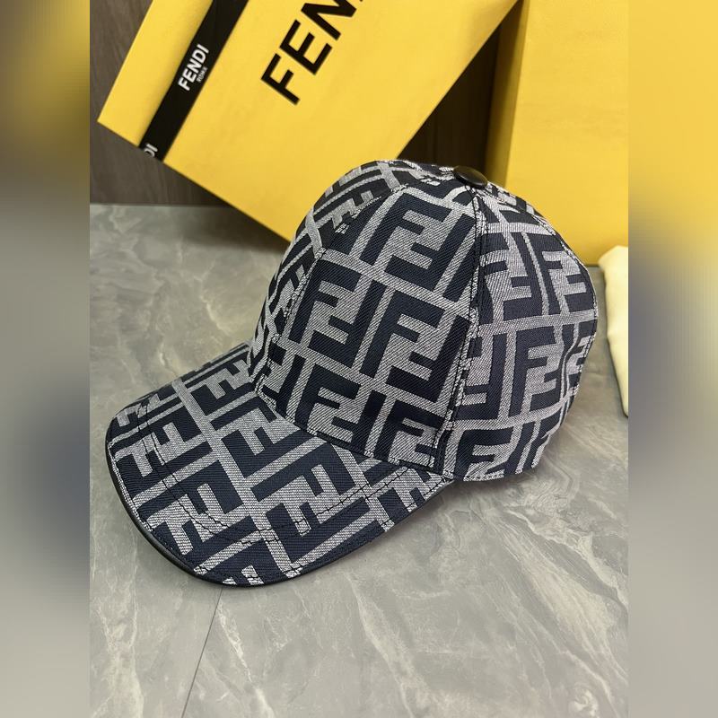 Fendi 原版定制 經典款棒球帽 專櫃常年熱賣款 口碑極佳 提花帆布料 輕盈透