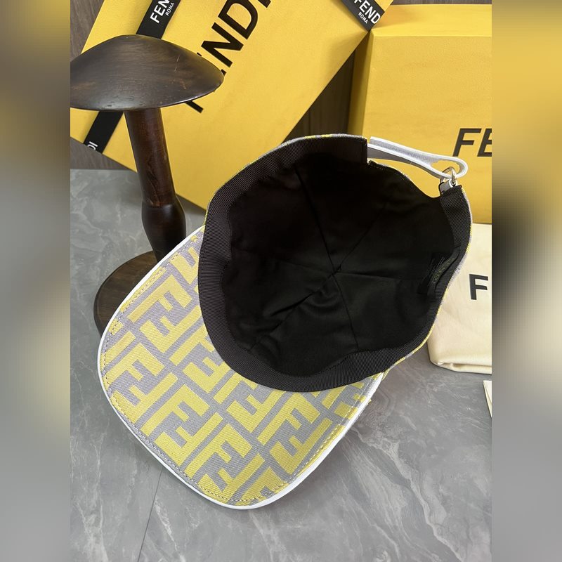 Fendi 原版定制 經典款棒球帽 專櫃常年熱賣款 口碑極佳 提花帆布料 輕盈透