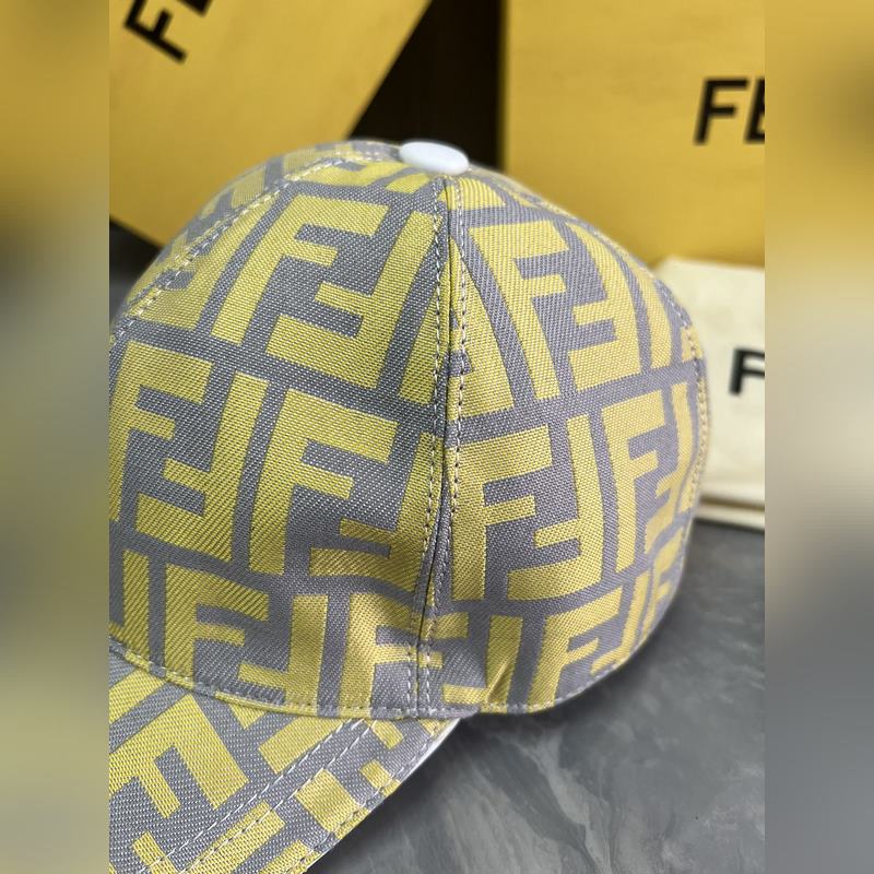 Fendi 原版定制 經典款棒球帽 專櫃常年熱賣款 口碑極佳 提花帆布料 輕盈透