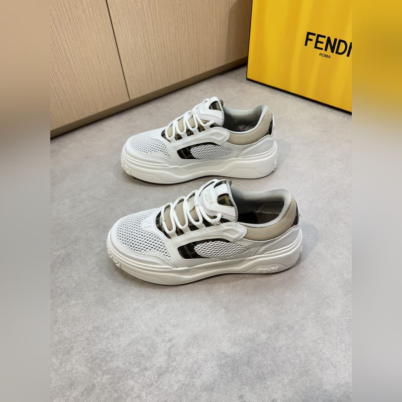 [ FENDI]芬迪 -高端品質(zhì) 原單 休閑運(yùn)動(dòng)鞋 -鞋面：進(jìn)口 納帕小牛皮、