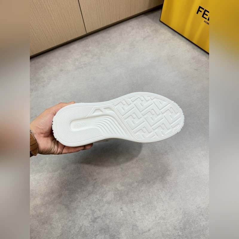 [ FENDI]芬迪 -高端品質(zhì) 原單 休閑運(yùn)動(dòng)鞋 -鞋面：進(jìn)口 納帕小牛皮、