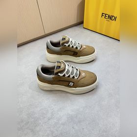 [ FENDI]芬迪 -高端品質(zhì) 原單 休閑運動鞋 -鞋面：進口 磨砂石頭紋小