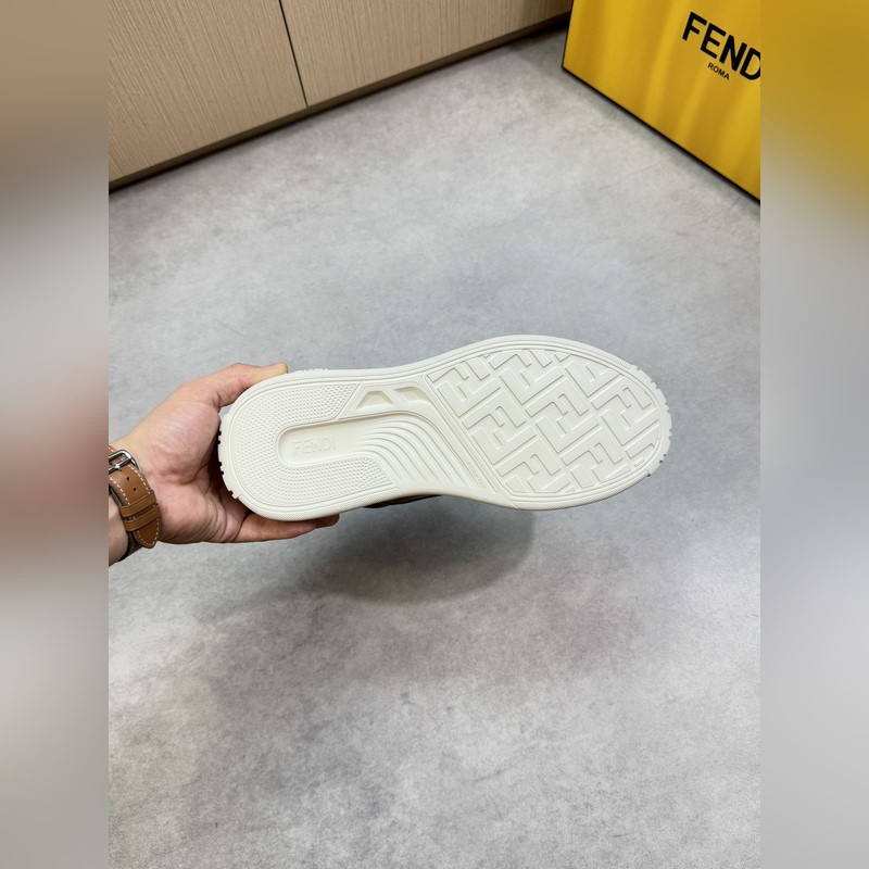 [ FENDI]芬迪 -高端品質 原單 休閑運動鞋 -鞋面：進口 磨砂石頭紋小