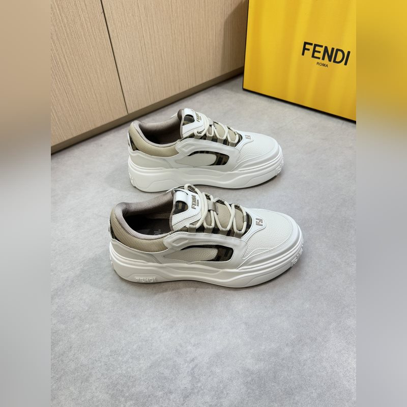 [ FENDI]芬迪 -高端品質 原單 休閑運動鞋 -鞋面：進口 納帕小牛皮、