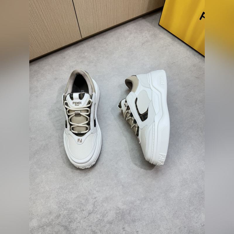 [ FENDI]芬迪 -高端品質 原單 休閑運動鞋 -鞋面：進口 納帕小牛皮、