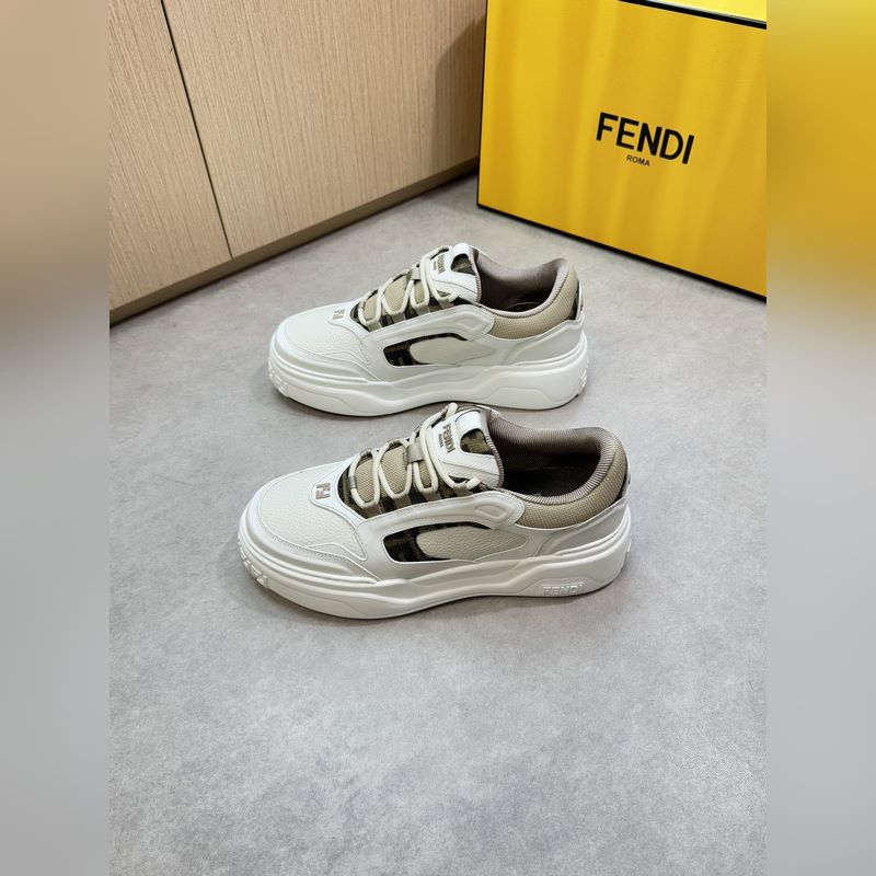 [ FENDI]芬迪 -高端品質 原單 休閑運動鞋 -鞋面：進口 納帕小牛皮、