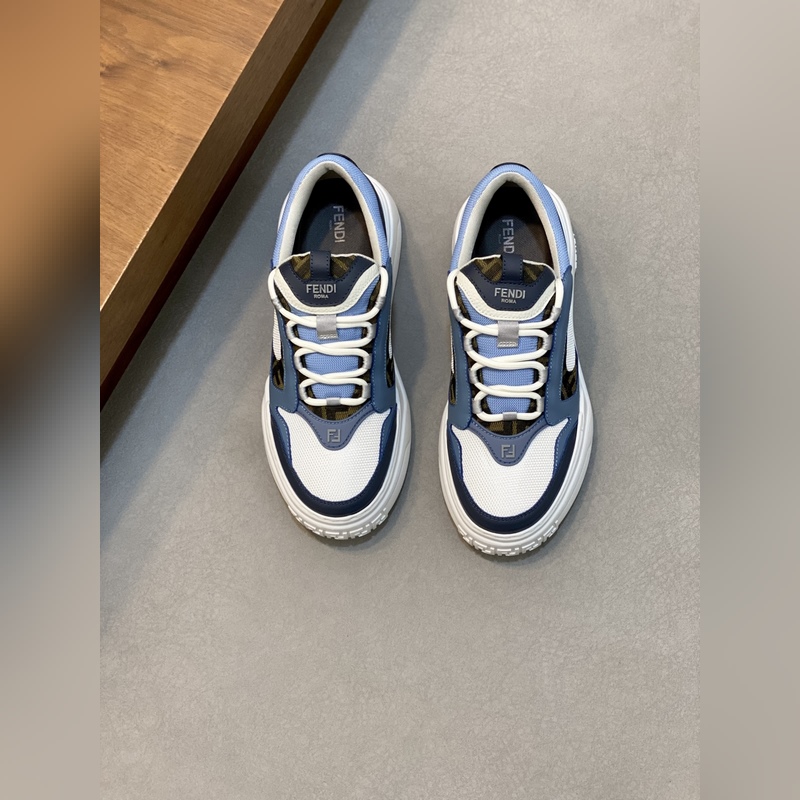 [ FENDI]芬迪 -高端品質(zhì) 原單 休閑運(yùn)動鞋 -鞋面： 納帕小牛皮、荔紋