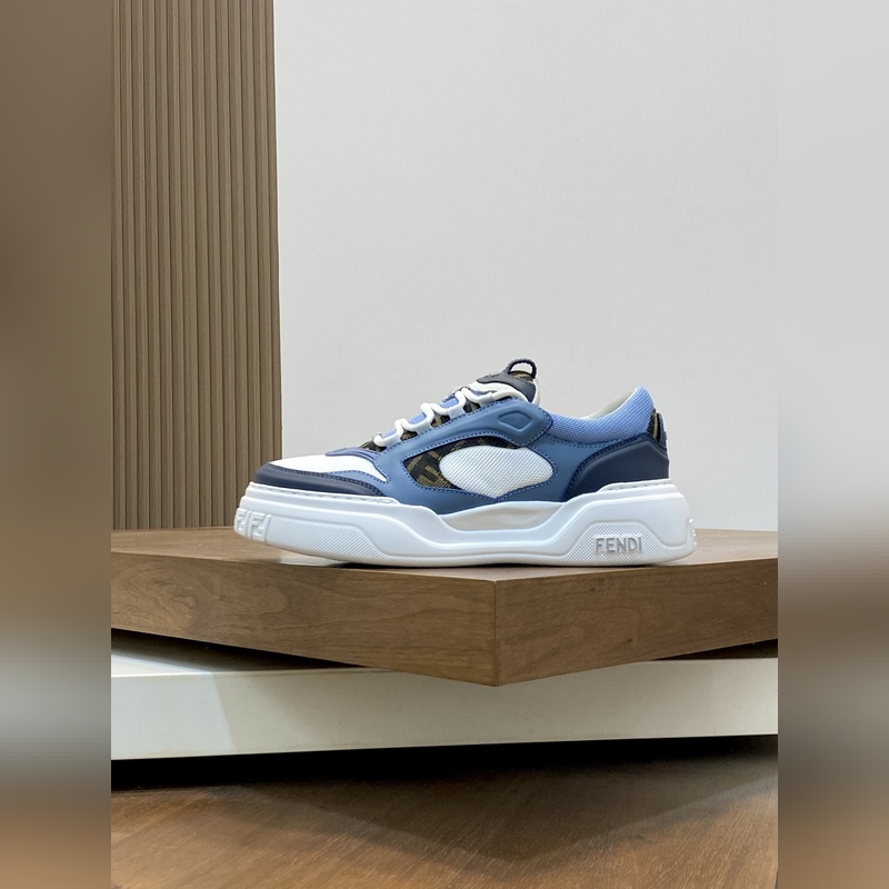 [ FENDI]芬迪 -高端品質(zhì) 原單 休閑運(yùn)動鞋 -鞋面： 納帕小牛皮、荔紋