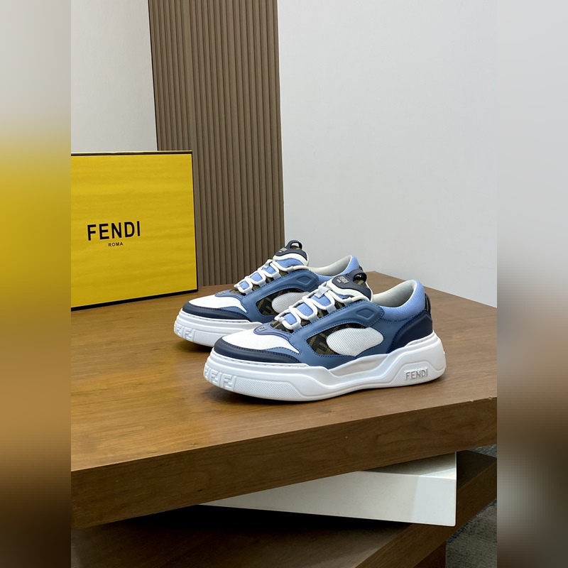 [ FENDI]芬迪 -高端品質(zhì) 原單 休閑運(yùn)動鞋 -鞋面： 納帕小牛皮、荔紋
