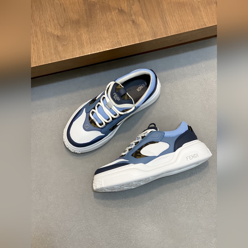 [ FENDI]芬迪 -高端品質(zhì) 原單 休閑運(yùn)動鞋 -鞋面： 納帕小牛皮、荔紋