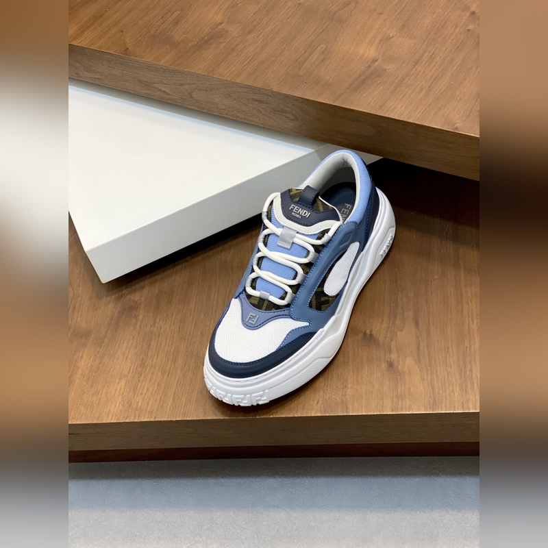 [ FENDI]芬迪 -高端品質(zhì) 原單 休閑運(yùn)動鞋 -鞋面： 納帕小牛皮、荔紋